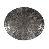 Блюдо овальное 27х22,9см, без борта, цвет Stone Quartz Black, Studio Prints STQBOP581