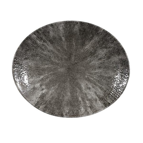 Блюдо овальное 27х22,9см, без борта, цвет Stone Quartz Black, Studio Prints STQBOP581