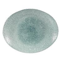 Блюдо овальное 27х22,9см, без борта, цвет Raku Jade Green, Studio Prints RKJGOP581