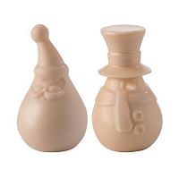Форма д/шок. 3D "Санта Клаус и Снеговик" 8 ячеек (4+4), п/к 20-C1010