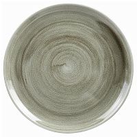 Тарелка мелкая 28,8см, без борта, Stonecast Patina, цвет Burnished Green PABGEV111