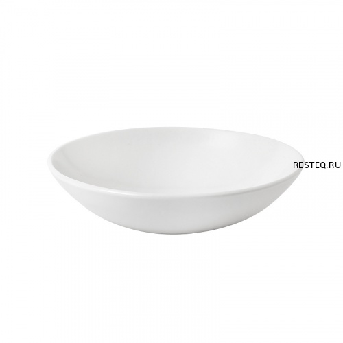Салатник 0,42л d18,2см, без борта, Vellum, цвет White полуматовый WHVMEVB71
