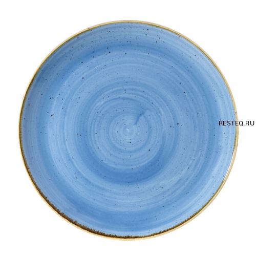 Тарелка мелкая 32,4см, без борта, Stonecast, цвет Cornflower Blue SCFSEV121