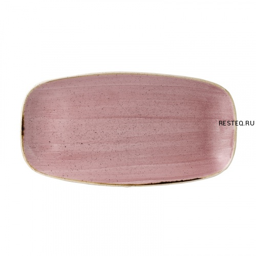 Блюдо прямоугольное CHEFS 35,5х18,9см, без борта, Stonecast, цвет Petal Pink SPPSXO141