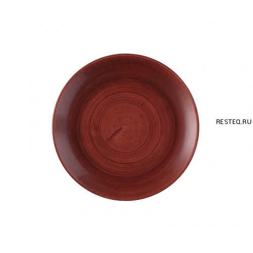 Тарелка мелкая 21,7см, без борта, Stonecast Patina, цвет Rust Red PAREEVP81