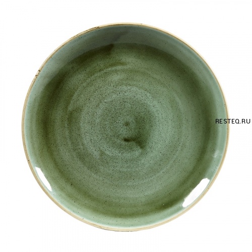 Тарелка мелкая 21,7см, без борта, Stonecast, цвет Samphire Green SSGSEVP81