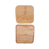 Блюдо деревянное 25,5х25,5см Buffet Wood ZCAWWBM1
