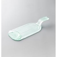 *Доска сервировочная 16х11см, с ручкой, матовая, стекло, серия RE (recycle), цвет бесцветный RE-PL-0