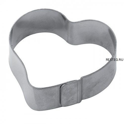 Форма кондитерская "Сердце" 6,4х5,85см h2см, нерж.сталь X20
