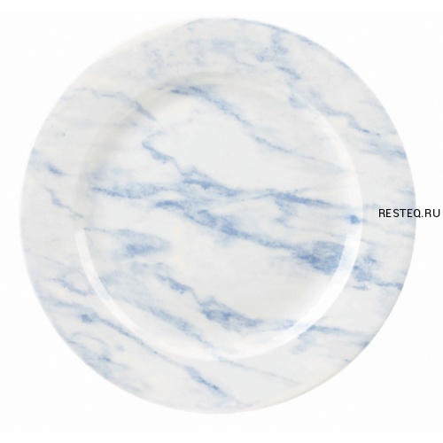 Тарелка мелкая 30,5см Textured Prints, цвет Marble Blue MBLVP111