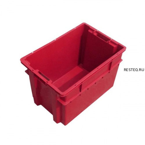 Ящик мясной №4 600х400х400мм, объем 80л, п/э, цвет синий Mk4 600.400.400-00.60