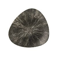 Тарелка мелкая треугольная 22,9см, без борта, цвет Stone Quartz Black, Studio Prints STQBTR91