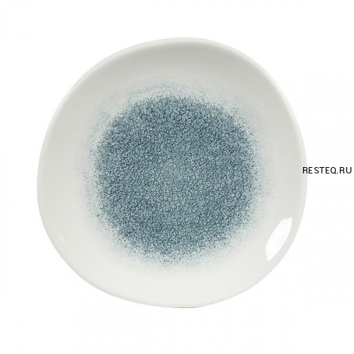 Тарелка мелкая "Волна" 21см, без борта, цвет Raku Jade Green, Studio Prints RKJGOG81