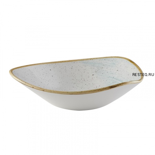 Салатник треугольный 0,60л d23,5см, без борта, Stonecast Accents, цвет Duck Egg Blue ASDETRB91