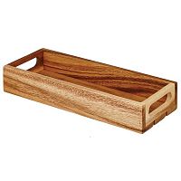 Поднос деревянный "Ящик" 30х11,8см h4,8см Buffetscape Wood ZCAWSMCR1