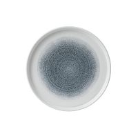 Тарелка мелкая CHEFS Walled d21см h2см, с прямым бортом, цвет Raku Topaz Blue, Studio Prints RKTBWP2