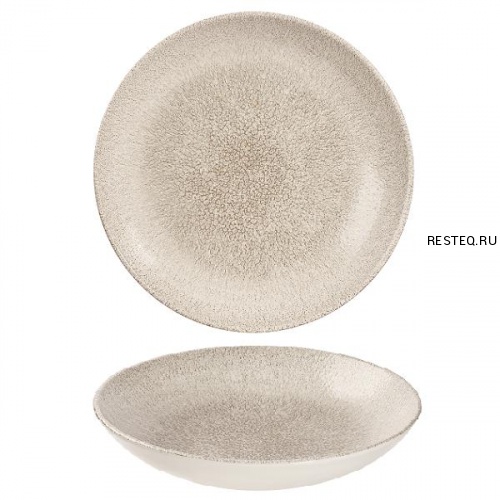 Салатник 1,14л d24,8см, без борта, цвет Raku Agate Grey, Studio Prints RKAGEVB91