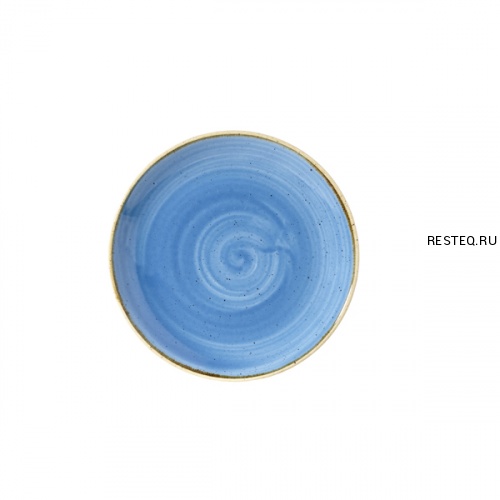 Тарелка мелкая 16,5см, без борта, Stonecast, цвет Cornflower Blue SCFSEVP61