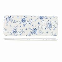Блюдо сервировочное прямоугольное 37,6х14см, Vintage Prints, цвет Prague Rose Chintz RCPRST1