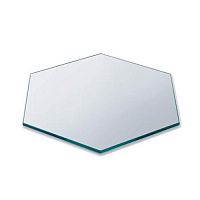 Полка SKYCAP Large d48,3см h1см, шестиугольная, закаленное стекло, прозрачная SG010