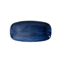 Блюдо прямоугольное CHEFS 29,8х15,3см, без борта, Stonecast Patina, цвет Cobalt Blue PABLXO111