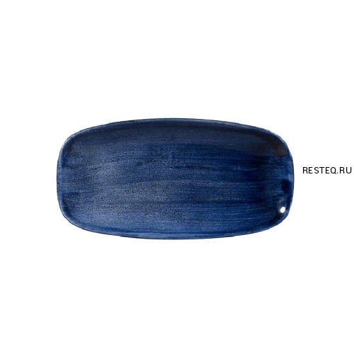 Блюдо прямоугольное CHEFS 29,8х15,3см, без борта, Stonecast Patina, цвет Cobalt Blue PABLXO111