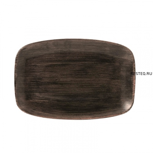 Блюдо прямоугольное CHEFS 30х19,9см, без борта, Stonecast Patina, цвет Iron Black PAIBOBL41