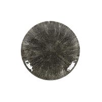 Тарелка мелкая 16,5см, без борта, цвет Stone Quartz Black, Studio Prints STQBEVP61