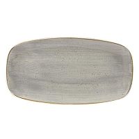 Блюдо прямоугольное CHEFS 29,8х15,3см, без борта, Stonecast, цвет Peppercorn Grey SPGSXO111