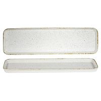 Блюдо сервировочное GN 2/4 53х15см h2,5см 1,4л, Stonecast Hints, цвет Barley White SHWHSLBD1