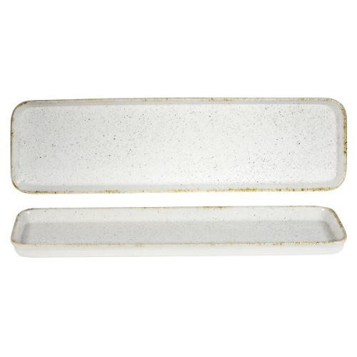 Блюдо сервировочное GN 2/4 53х15см h2,5см 1,4л, Stonecast Hints, цвет Barley White SHWHSLBD1 Блюдо сервировочное GN 2/4 53х15см h2,5см 1,4л, Stonecast Hints, цвет Barley White SHWHSLBD1