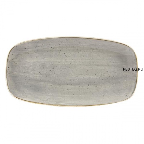 Блюдо прямоугольное CHEFS 26,9х12,7см, без борта, Stonecast, цвет Peppercorn Grey SPGSXO101