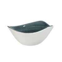 Салатник треугольный 0,60л d23,5см, без борта, Stonecast Patina, цвет Rustic Teal PATRTRB91