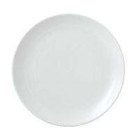 Тарелка мелкая 26см, без борта, Vellum, цвет White полуматовый WHVMEV101