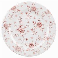 Тарелка мелкая 27,6см Vintage Prints, цвет Cranberry Rose Chintz RCCVP581