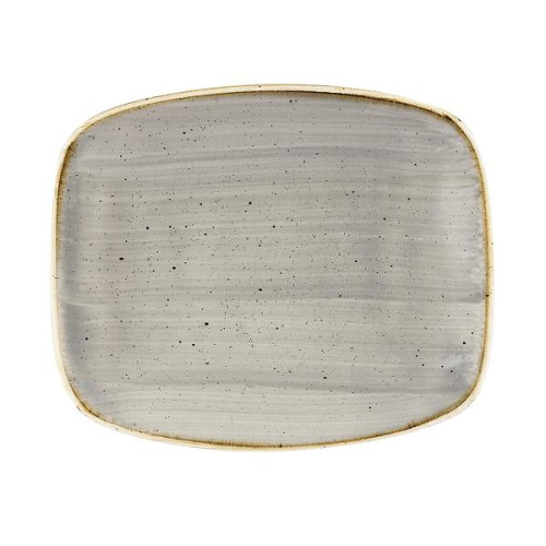 Блюдо прямоугольное CHEFS 23,7х15,7см, без борта, Stonecast, цвет Peppercorn Grey SPGSOBL21