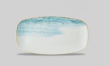 Блюдо прямоугольное CHEFS 35,5х18,9см, цвет Aquamarine, Studio Prints Homespun Accents HAAMXO141