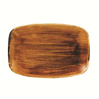 Блюдо прямоугольное CHEFS 30х19,9см, без борта, Stonecast Patina, цвет Vintage Copper PAVCOBL41
