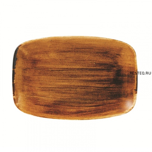 Блюдо прямоугольное CHEFS 30х19,9см, без борта, Stonecast Patina, цвет Vintage Copper PAVCOBL41