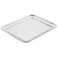 Поднос прямоугольный 40х33см, нерж.сталь 50931240