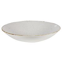 Салатник сервировочный 5,0л d38,5см h8,8см, без борта, Stonecast Buffet, цвет Barley White SHWHAC141