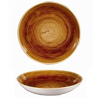 Тарелка глубокая 24,8см 1,13л, без борта, Stonecast Patina, цвет Vintage Copper PAVCEVB91