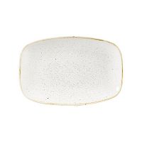 Блюдо прямоугольное CHEFS 23,7х15,7см, без борта, Stonecast, цвет Barley White SWHSOBL21