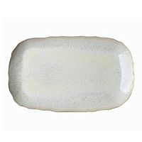 Блюдо прямоугольное 40х25см, керамика, цвет PERLE, Plume 961422