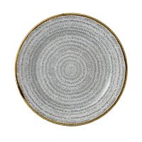 Тарелка мелкая 17см, с бортом, цвет Stone Grey, Studio Prints SPSGVP651