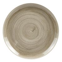 Тарелка мелкая 28,8см, без борта, Stonecast Patina, цвет Antique Taupe PAATEV111