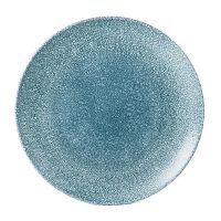 Тарелка мелкая 28,8см, без борта, цвет Raku Topaz Blue, Studio Prints RKTBEV111