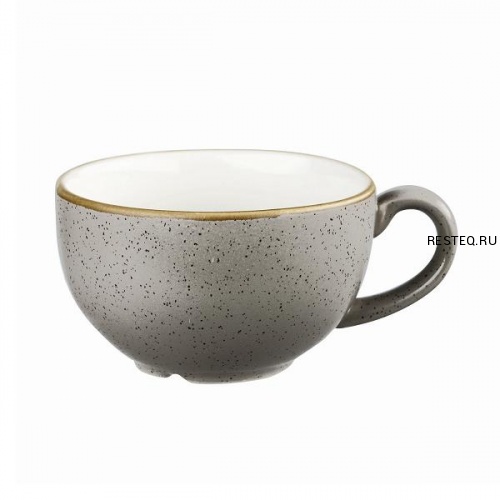 Чашка Cappuccino 340мл Stonecast, цвет Peppercorn Grey SPGSCB281