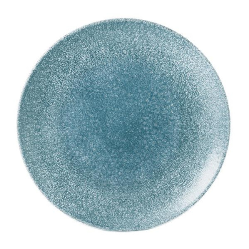 Тарелка мелкая 28,8см, без борта, цвет Raku Topaz Blue, Studio Prints RKTBEV111