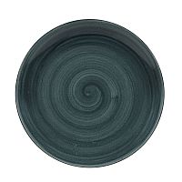 Тарелка мелкая 26см, без борта, Stonecast Patina, цвет Rustic Teal PATREV101
